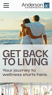 Zurich (Light) mobile view of website