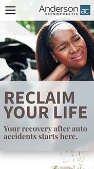 Zurich mobile view of website