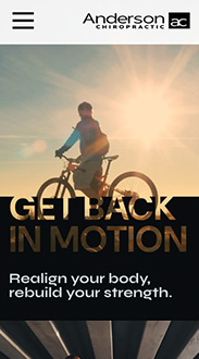 Zurich mobile view of website