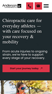 Harrisburg II mobile view of website